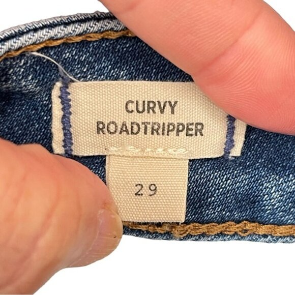 Madewell Womens Curvy Roadtripper Size 29 Medium Wash Skinny Stretch Denim Blue - Picture 15 of 15
